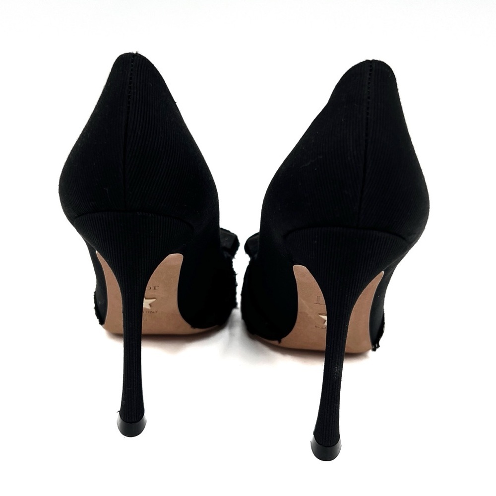 Dior Black Women's Shoes with Bow Detail Dior Adiorable Pump Box size 36 Pointed - Picture 10 of 16